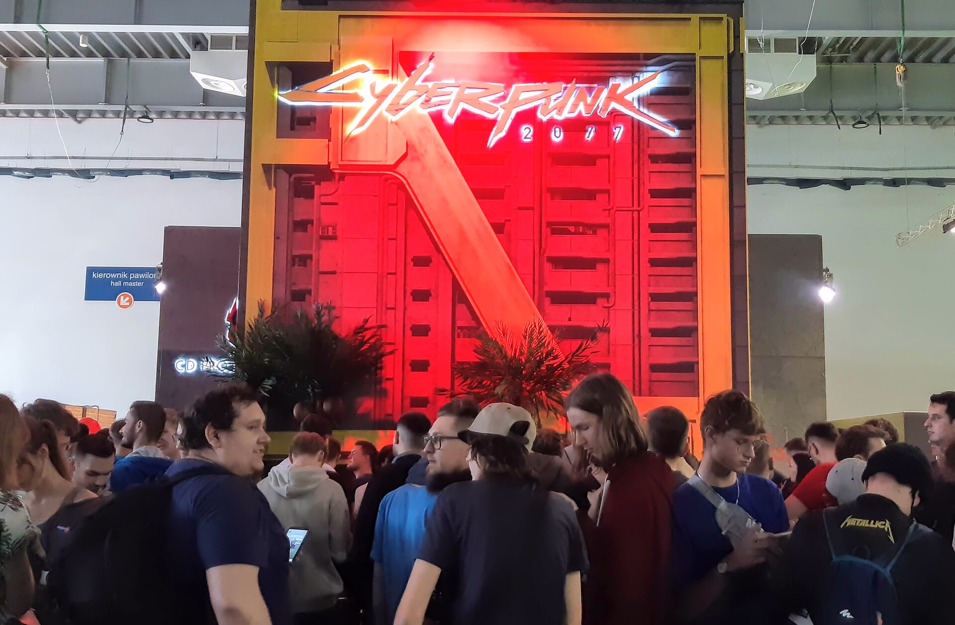 Stoisko gry Cyberpunk 2077 na Poznań Game Arena 2019 (PGA)