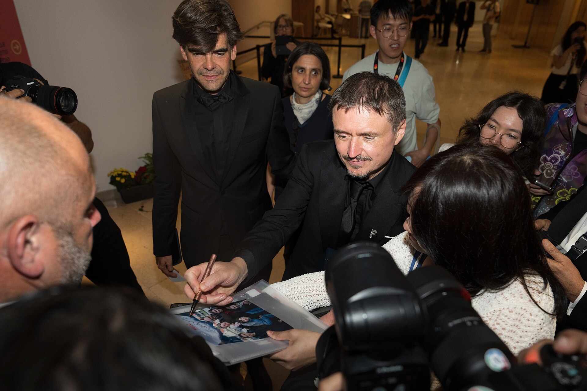 Cristian Mungiu, Palme d'Or winner, at 2026 Cannes Film Festival