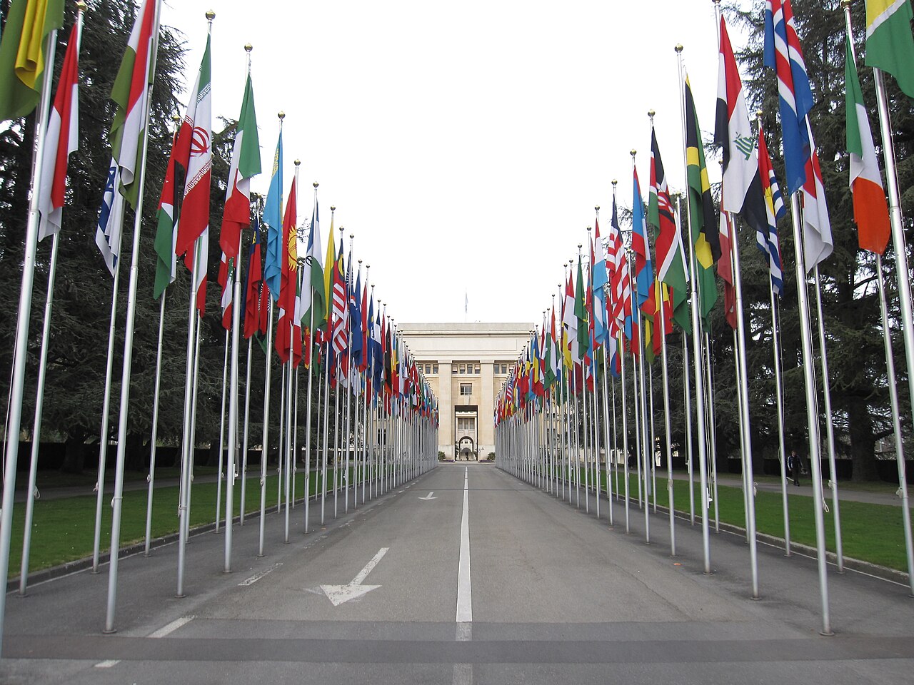 The Palais des Nations, the United Nations office in Geneva